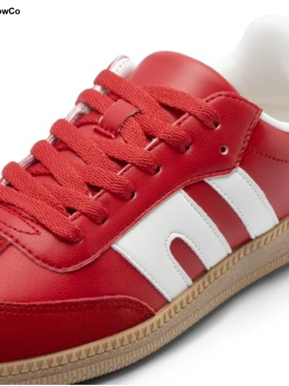 Women's Faux Suede & Vegan Leather Fashion Sneakers with Mesh Lining
